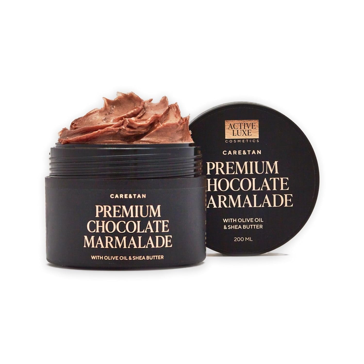 Premium Schokoladenmarmelade - Schnellbräunungs-Sonnenlotion Mit Karotten - Und Olivenöl - Weltneuheit Pflege - Und Bräunungsmarmelade Für Einen Dunkleren Teint (200 Ml)