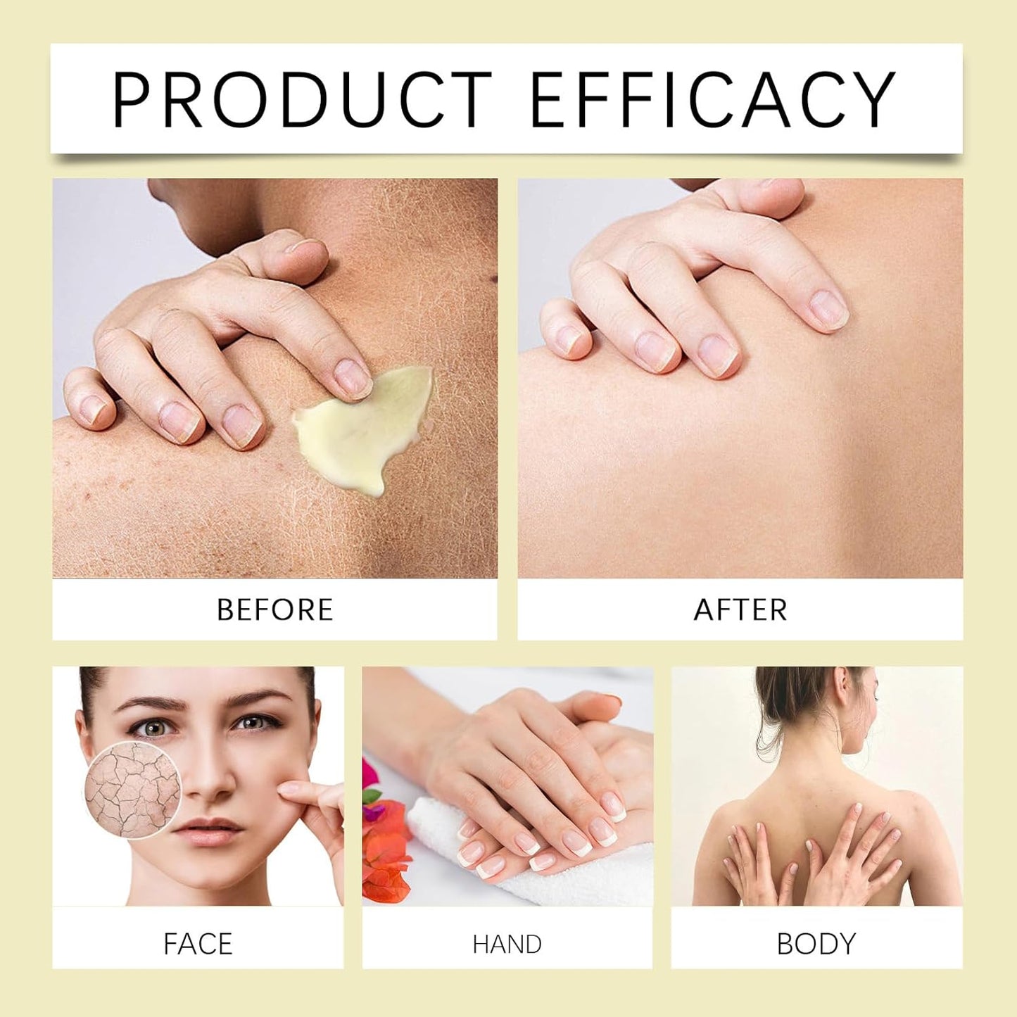 Beef Tallow Skincare, Beef Tallow Honey Balm, Natürlich Bodylotion Cream, Grass Fed Tallow Raw Wild Honey Zur Gesicht Und Körper Gepeitschte Feuchtigkeit