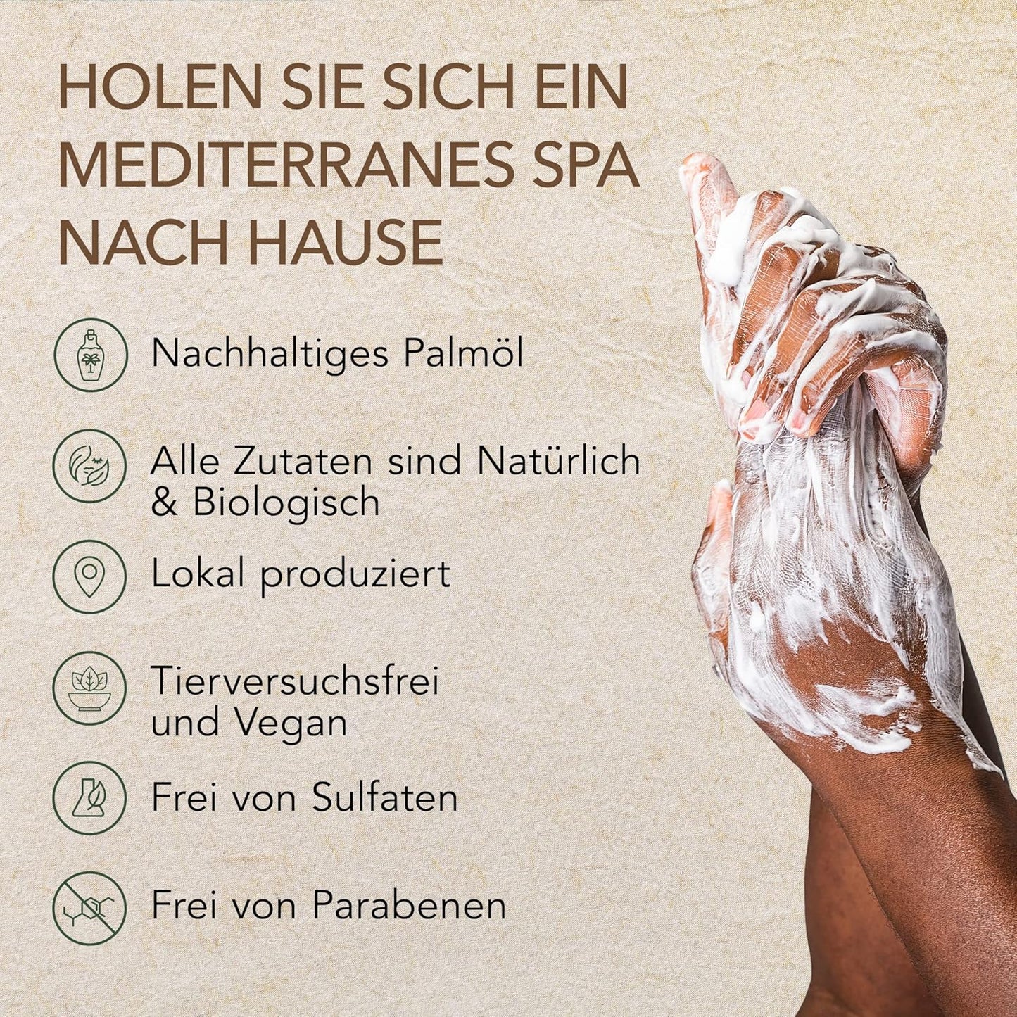 O Naturals 6 Stück Seifen Duschgel Naturkosmetic Stück 100% Bio Und Vegan Feste Dusche- Handseife, Gesichtsseife Und Körperseife- Männer Und Frauen