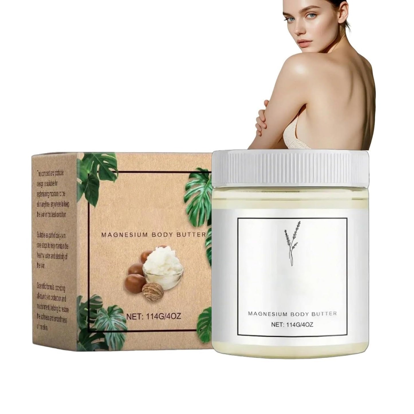 Mama-Bear Oasis Neuropathy Cream | Magnesium Cream for Neuropathy, Magnesium Butter,Deeply Moisturizes to Keep Skin Soft and Smooth for All Skin Types (1)