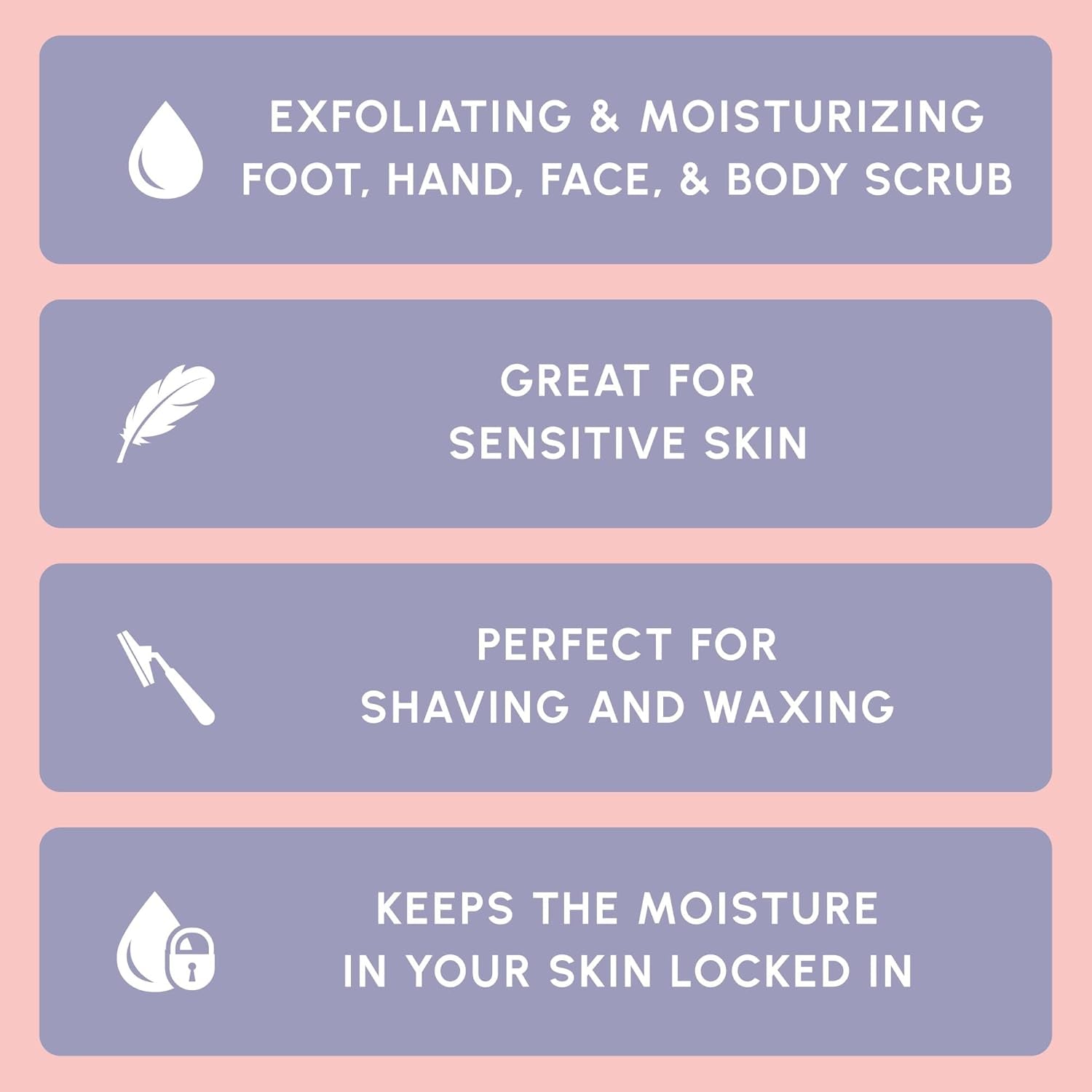 Coconut Milk Body Scrub 10 Oz - Made with Dead Sea Salt and Essential Oils - anti Cellulite, Stretch Marks, and Varicose Veins -